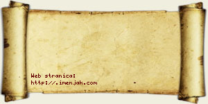 Hana Nikitović vizit kartica